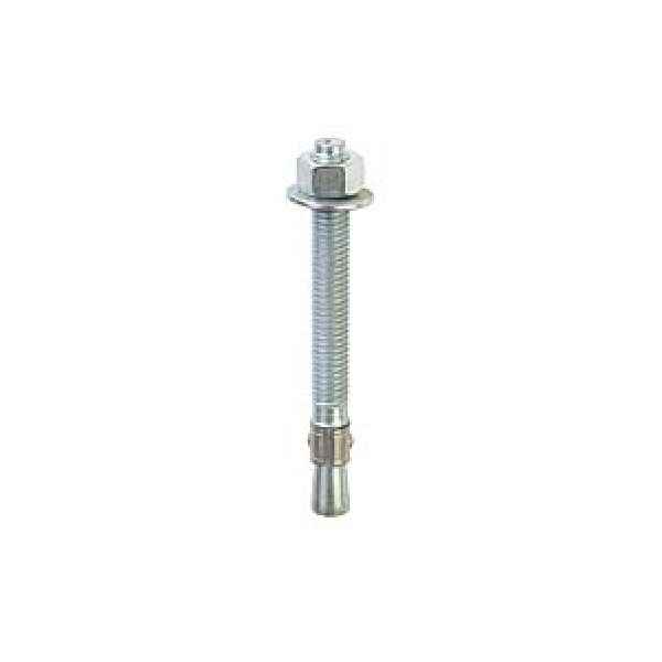 Red Head TruBolt WS-1242 Wedge Anchor, 1/2 in Dia, 4-1/4 in L, Steel, Zinc