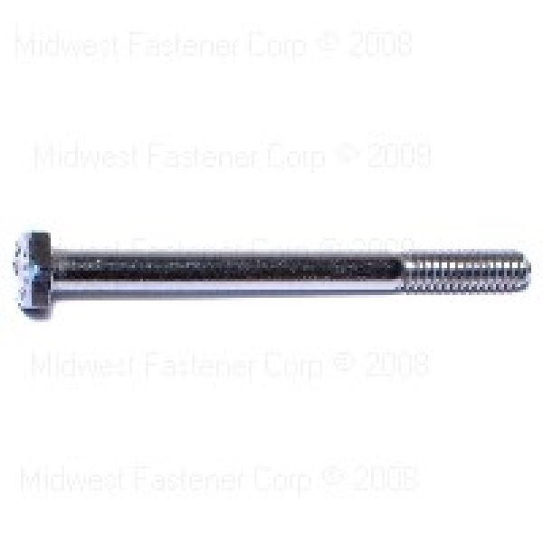 50527 Hex Cap Screw, 1/4-20 Thread, 3 in OAL, 18-8 Grade, Stainless Steel, SAE Measuring, Coarse Thread, 50/PK