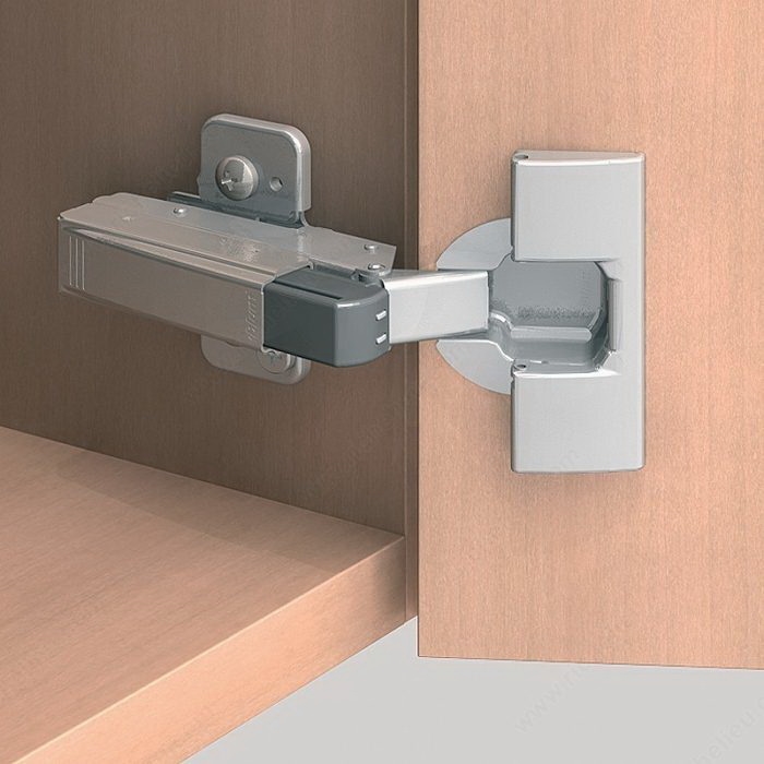 Blum BP973A0500U Door Bumper, Steel, Gray, Nickel - 2