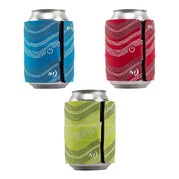 Nite Ize SlapLit SLDW-10-R3 LED Drink Wrap, 3.46 in W x 2.64 in D x 8.26 in H, Neoprene, Red - 3