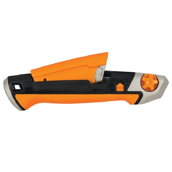 Fiskars 770210-1001 Utility Knife, 3-15/16 in L Blade, Carbon Steel Blade, 1-Blade, Comfort Grip Handle - 4