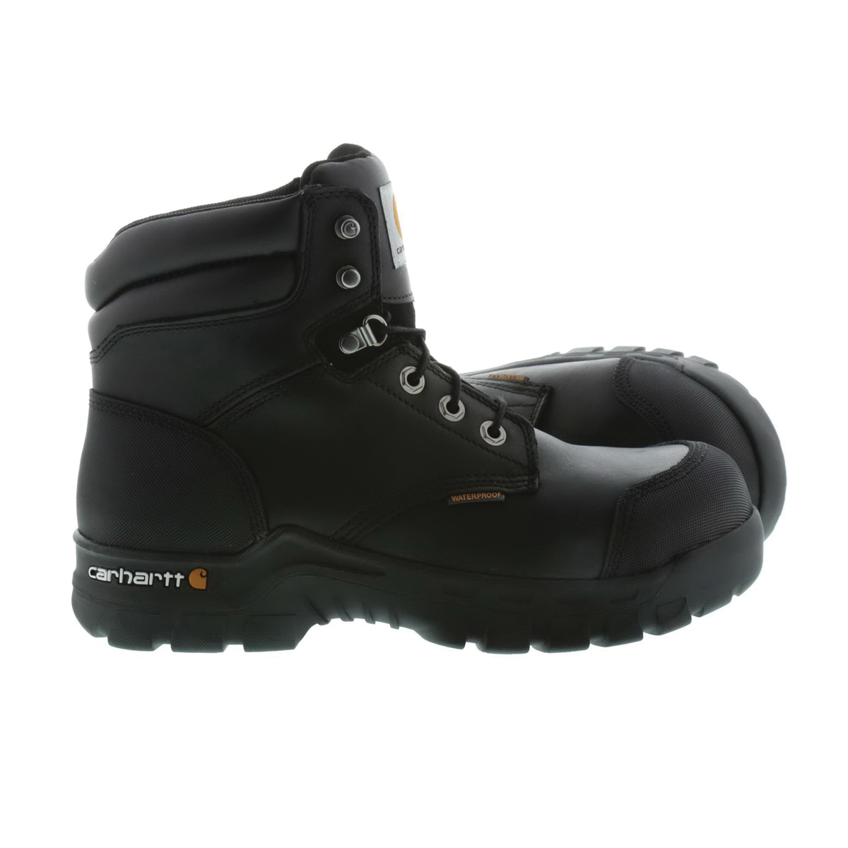 Carhartt CMF6371-BOD-12M Boots, 12, M W, Black Oil Tanned, Leather Upper, Lace-Up Closure - 3