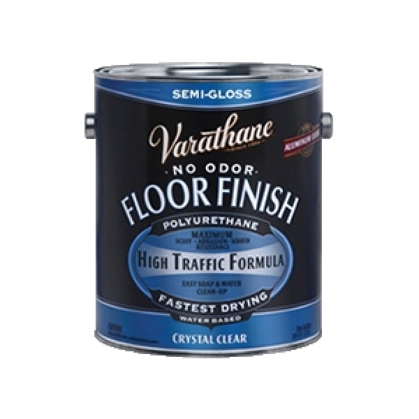 230131 Floor Finish, Semi-Gloss, Clear, Liquid, 1 gal, Can