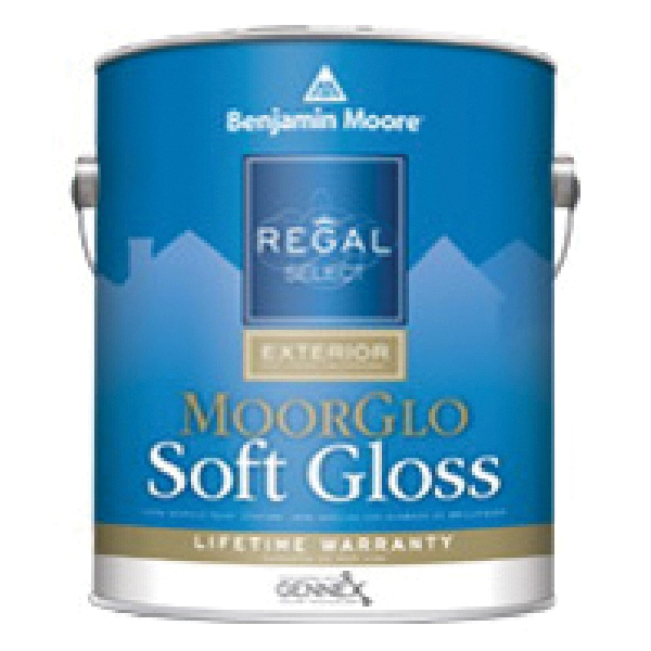 Benjamin Moore Regal Select, MoorGlo W096-1X-001 Latex Paint, Soft Gloss Sheen, Pastel Base, 1 gal