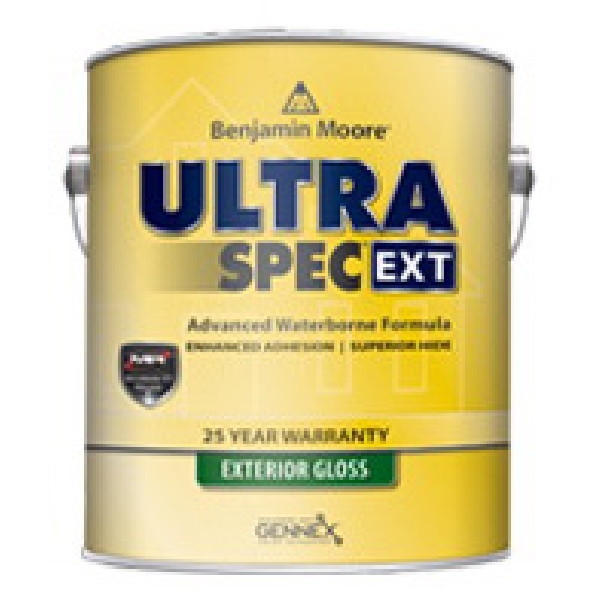 Ultra Spec N449-4X-001 Latex Paint, Gloss Sheen, 4X Tint, 1 gal, 350 to 450 sq-ft/gal Coverage Area