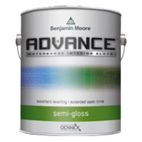 Advance 793 Series 793-2X-001 Interior Paint, Water, Semi-Gloss, 1 gal, 400 to 500 sq-ft Coverage Area