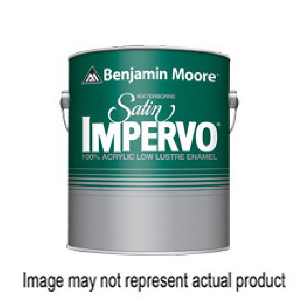 Benjamin Moore Impervo N314 Series N314-2X-004 Enamel Paint, White Tint, Satin, 1 qt Can, 9.6 to 10 lb/gal Density