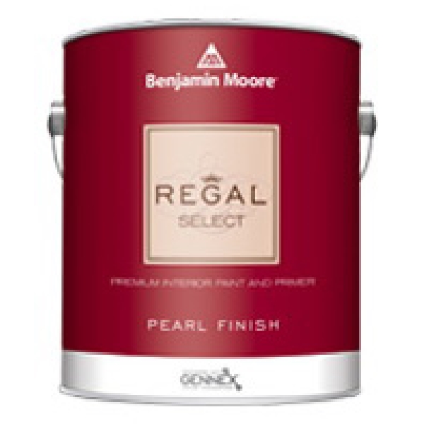 Benjamin Moore Regal Select 550 Series 550-1X-005 Interior Paint, Pearl Sheen, Tint, 5 gal
