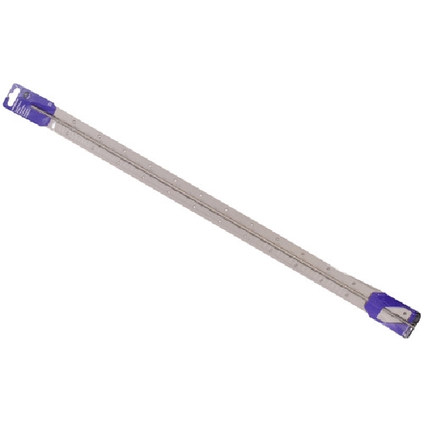 Hardware Essentials 851967 Hinge, Nickel-Plated, 30 in L x 1-1/2 in W, Continuous Hinge, 1/PK