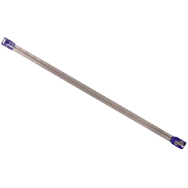 Hardware Essentials 851971 Hinge, Nickel-Plated, 48 in L x 1-1/2 in W, Continuous Hinge, 1/PK