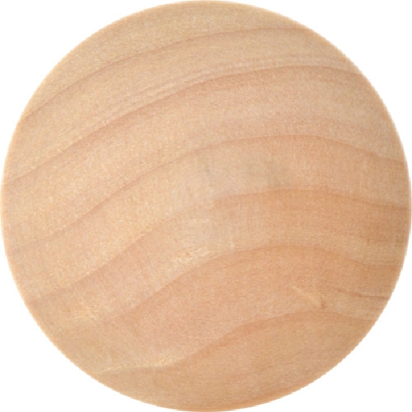 Round Knobs, Birch 1-3/4 in, Hillman - 2