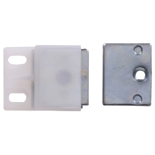 Hardware Essentials 852094 Cabinet Catch, White, Steel
