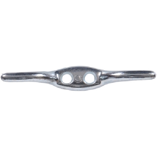 Hardware Essentials 322308 Rope Cleat, 2-1/2 in Dimensions, Steel, Nickel-Plated