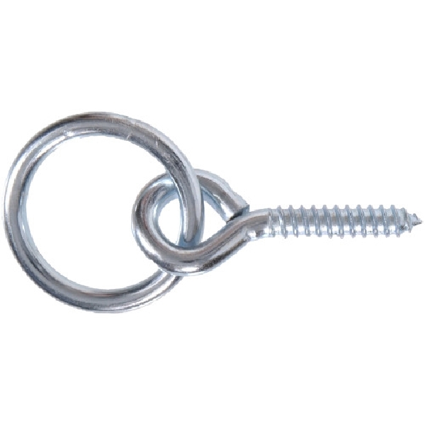 Hardware Essentials 322344 Hitching Ring, 7/16 x 3-1/2 in Dimensions, Steel, Zinc-Plated