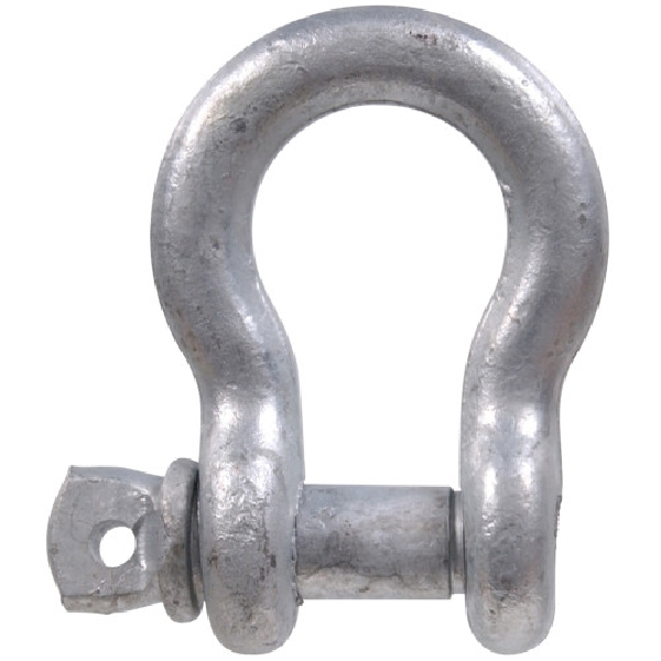 322062 Anchor Shackle Chain Link, 3/4 in Trade, 4.75 ton Working Load, Steel, Galvanized