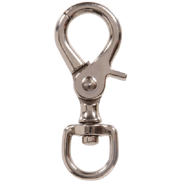 Hardware Essentials 321448 Trigger Snap, 3/4 x 3-7/8 in Dimensions, Steel, Nickel-Plated, 1 EA