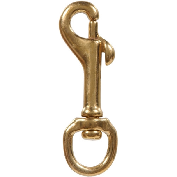 Hardware Essentials 321486 Bolt Snap, 1/2 x 3 in Dimensions, Brass, 1 EA