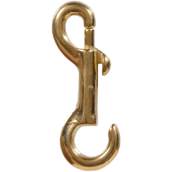 Hardware Essentials 321496 Bolt Snap, 3/8 x 3-5/16 in Dimensions, Brass, 1 EA