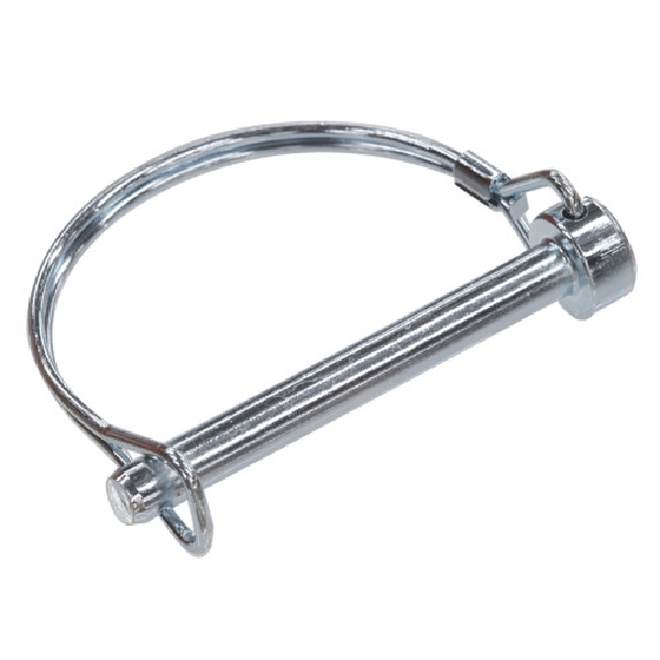 882693 Wire Lock Pin, 1/4 in, 2 in OAL, Steel, Zinc-Plated