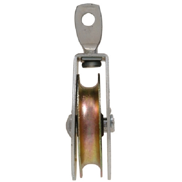 Hillman 852490 Awning Pulley, 3 in Sheave, Swivel Attachment, Zinc-Plated