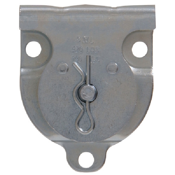 Hillman 852497 Pulley, Heavy-Duty, 1-1/2 in Sheave, Fixed Attachment, Zinc-Plated