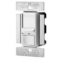 SI10P-W Full Slide Dimmer, 120 V, 1000 W, Halogen, Incandescent Lamp, 3-Way, White