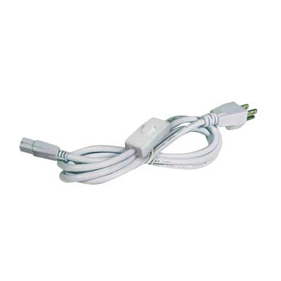 Liteline ALFT6000-WH-3 Power Supply Cord, 6 ft L, White Sheath, 120 VAC - 2