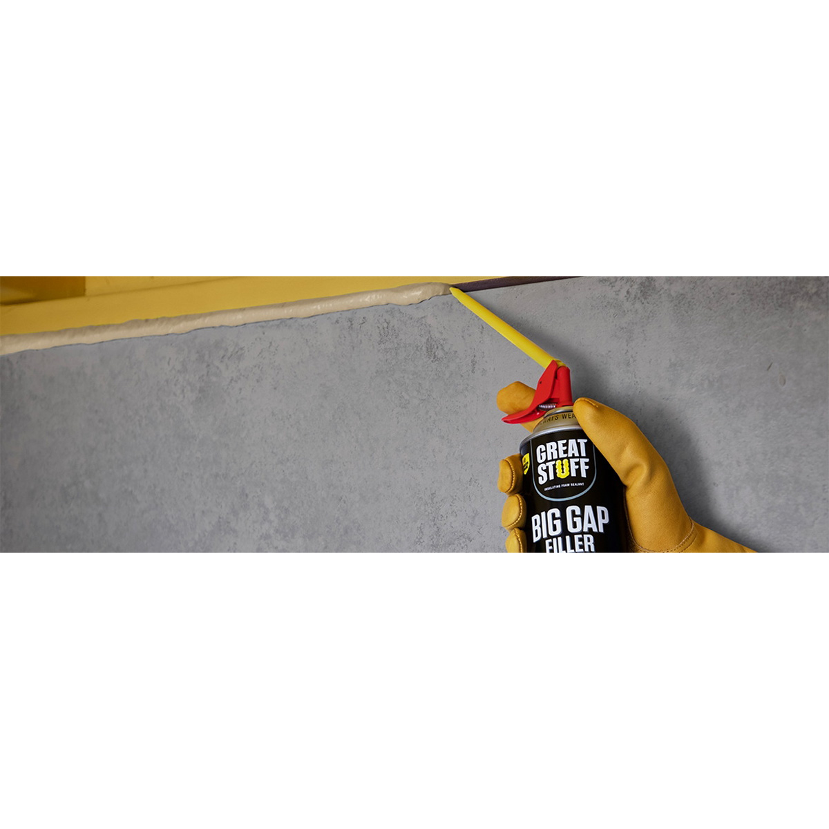 Dow GREAT STUFF PRO 157912 Insulating Foam Sealant, Yellow, 20 oz Can - 2