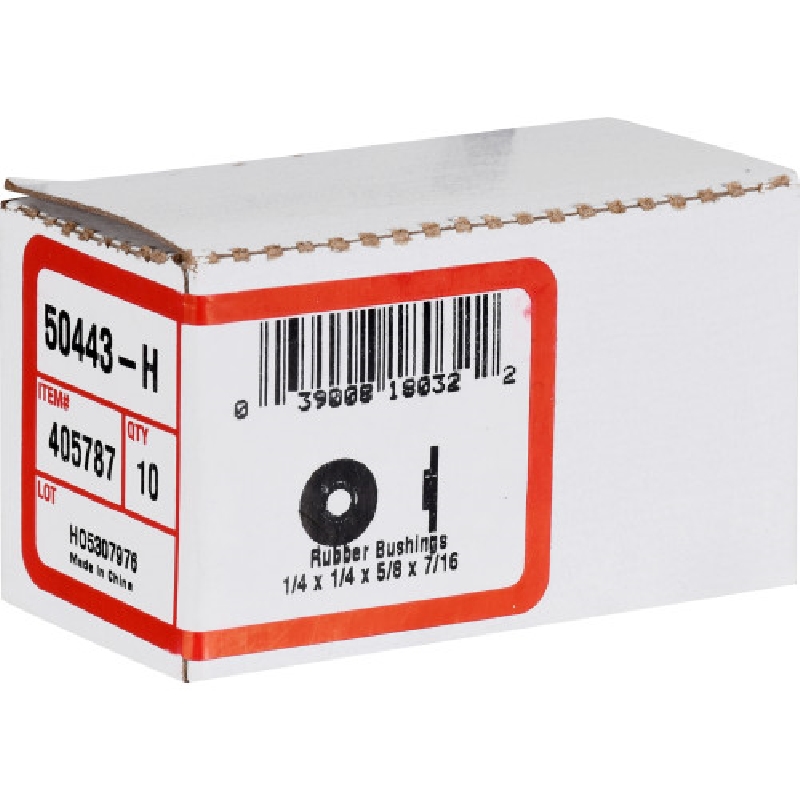 Rubber Bushing, 1/4 in Diameter 1/4 in Gauge, Hillman - 3