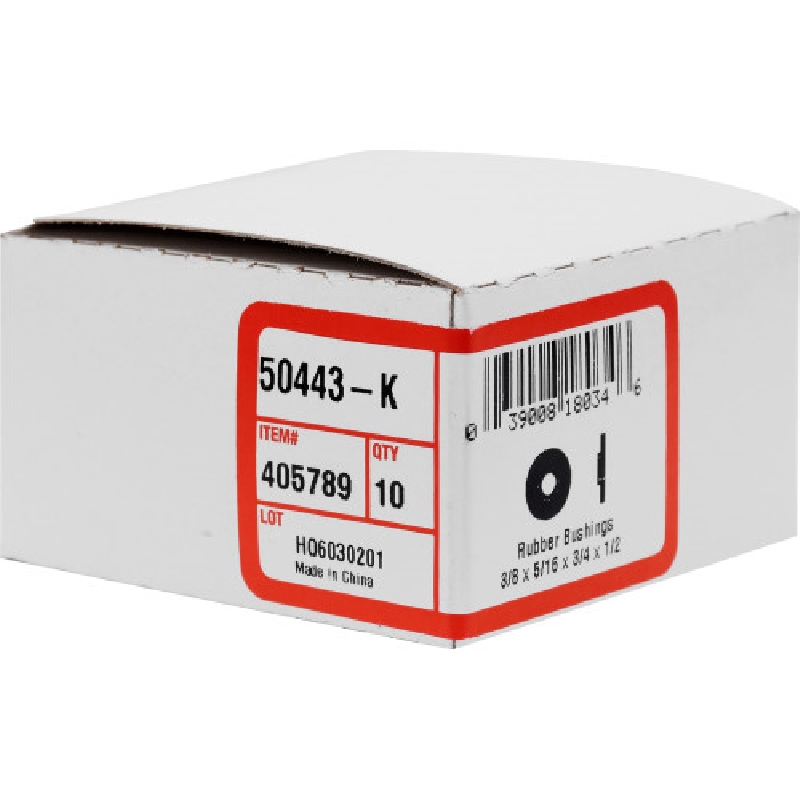 Rubber Bushing, 5/16 in Diameter 3/8 in Gauge, Hillman - 3