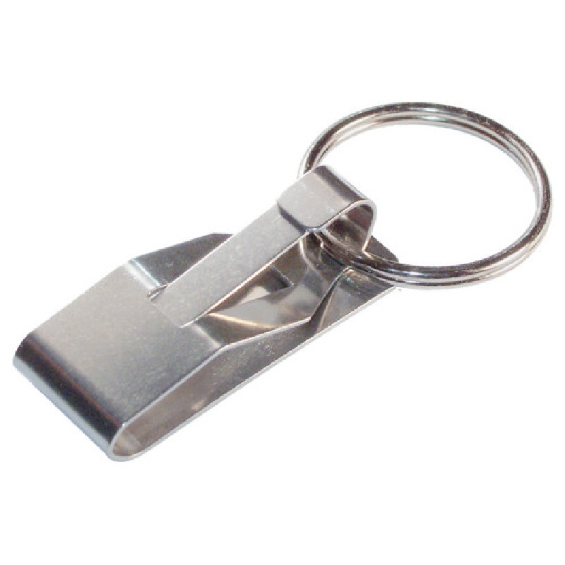701326 Key Ring, Split Ring, 1-1/4 in Ring, Stainless Steel Case