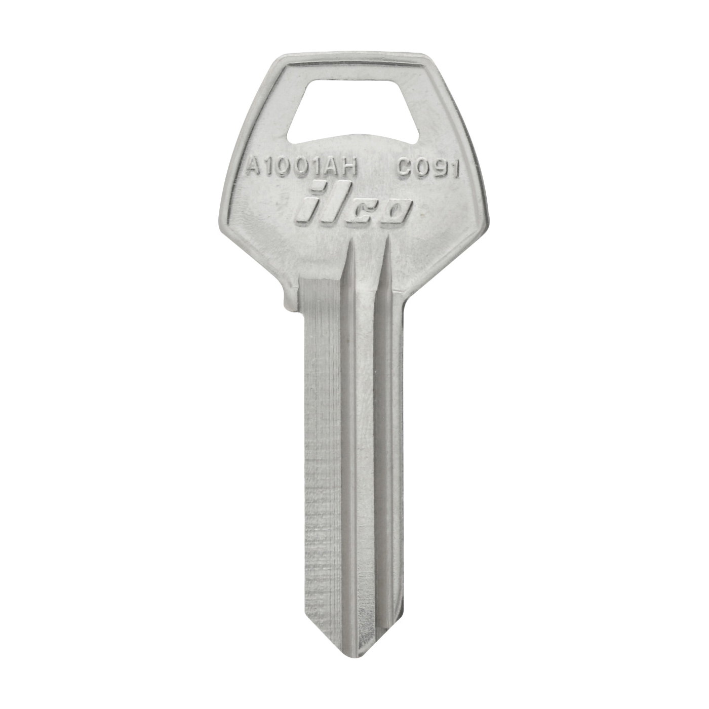 441840 Key Blank, Brass, Nickel-Plated, For: Corbin Locks