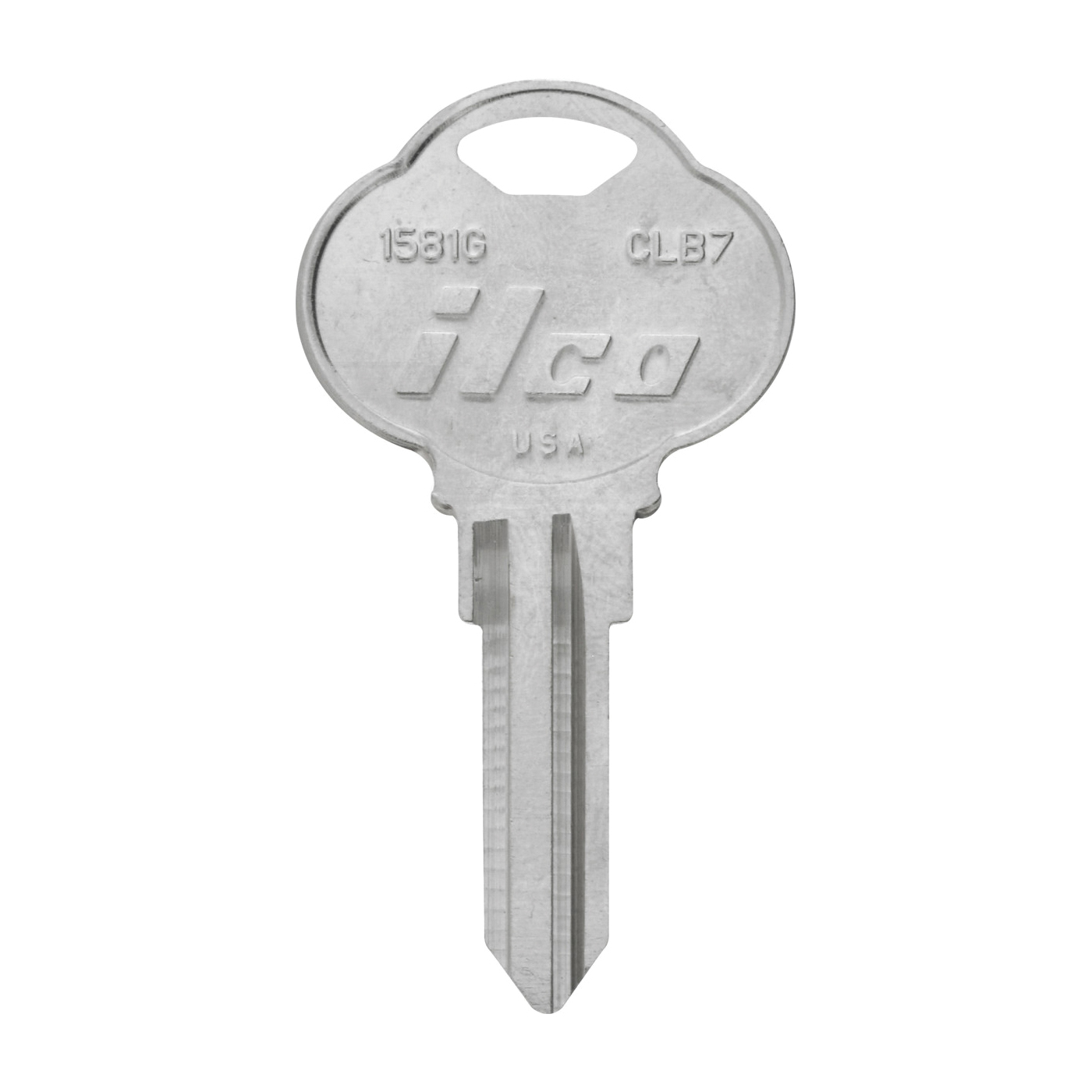 441880 Key Blank, Brass, For: Club Steering Wheel