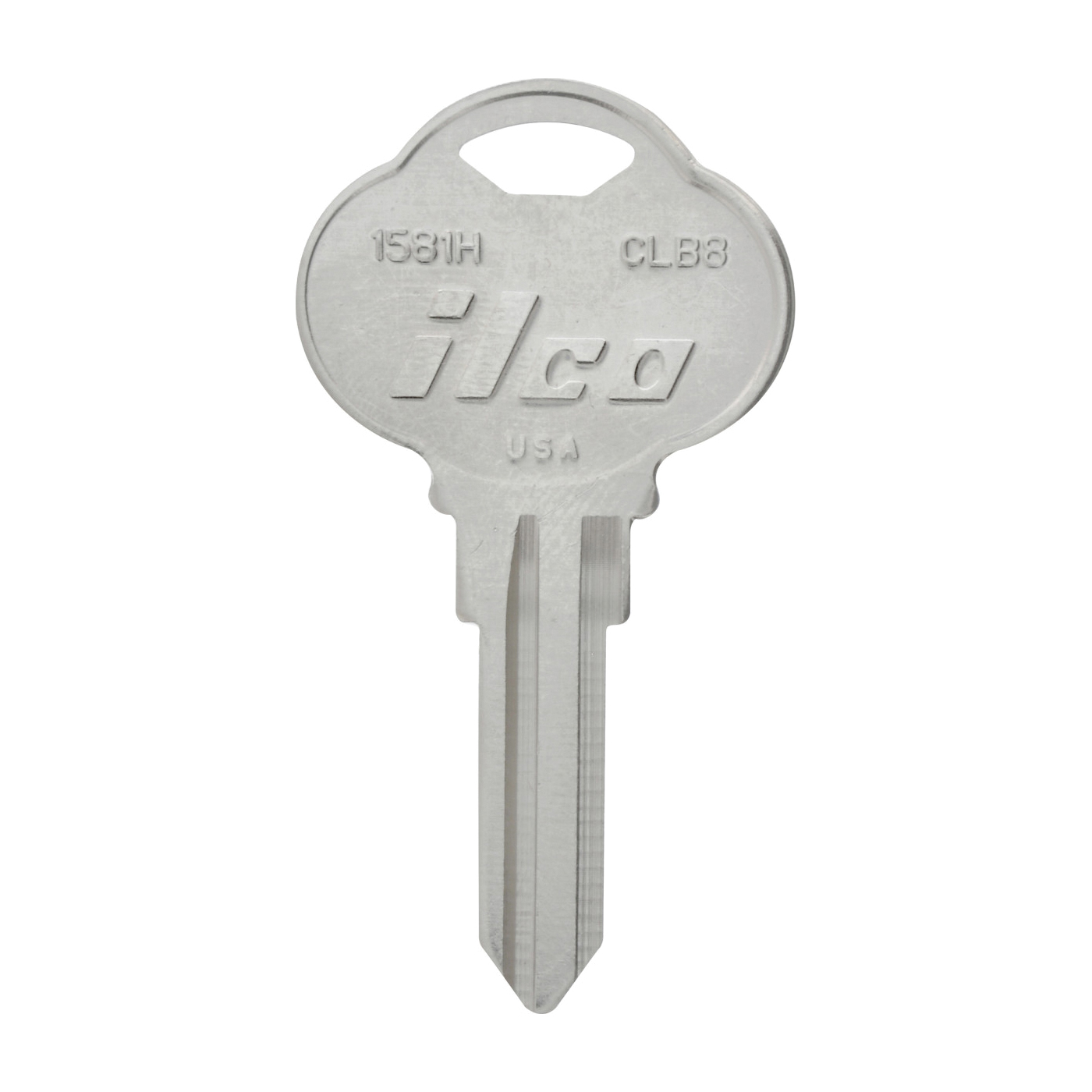 441900 Key Blank, Brass, For: Club Steering Wheel