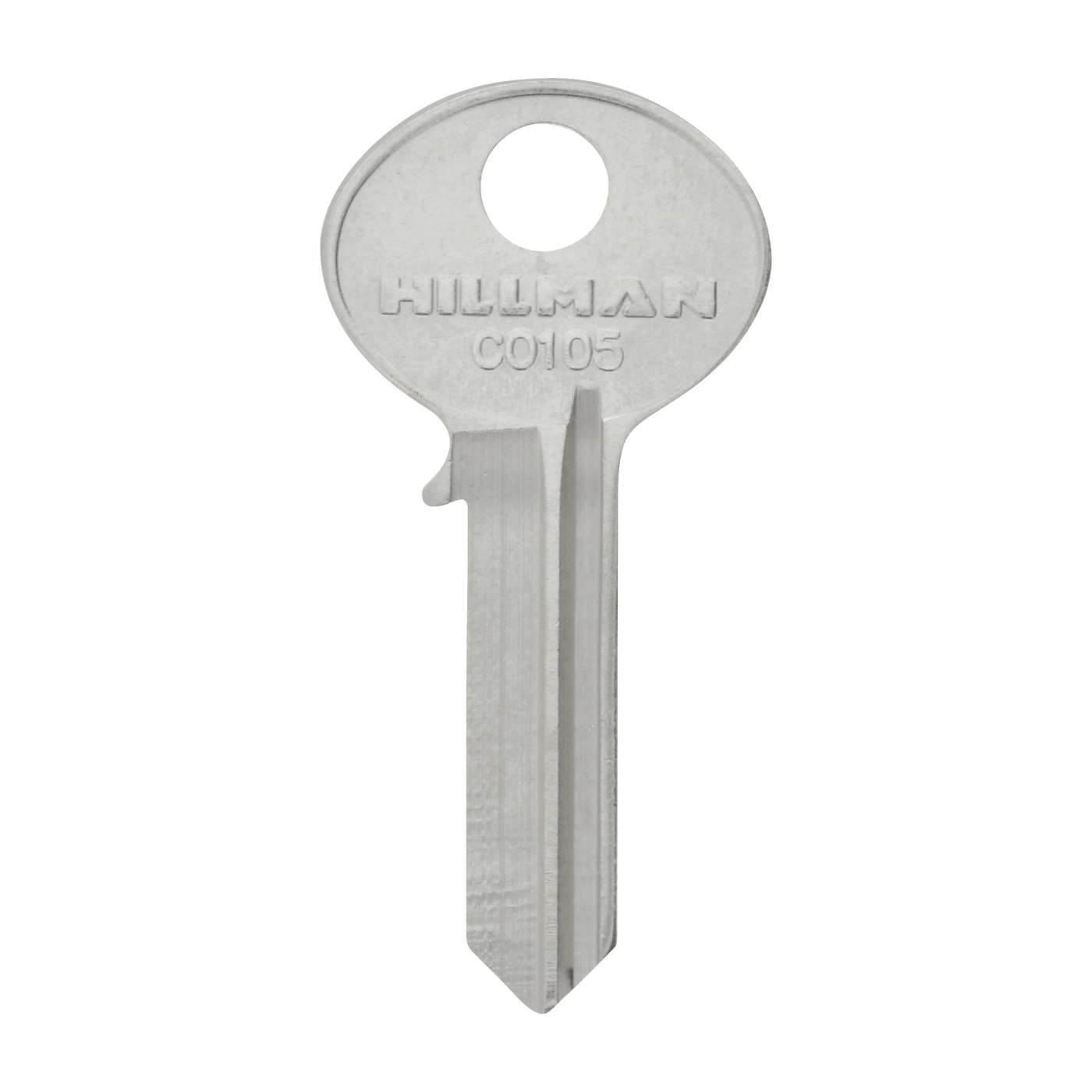 442030 Key Blank, Brass, Nickel-Plated, For: Corbin Locks