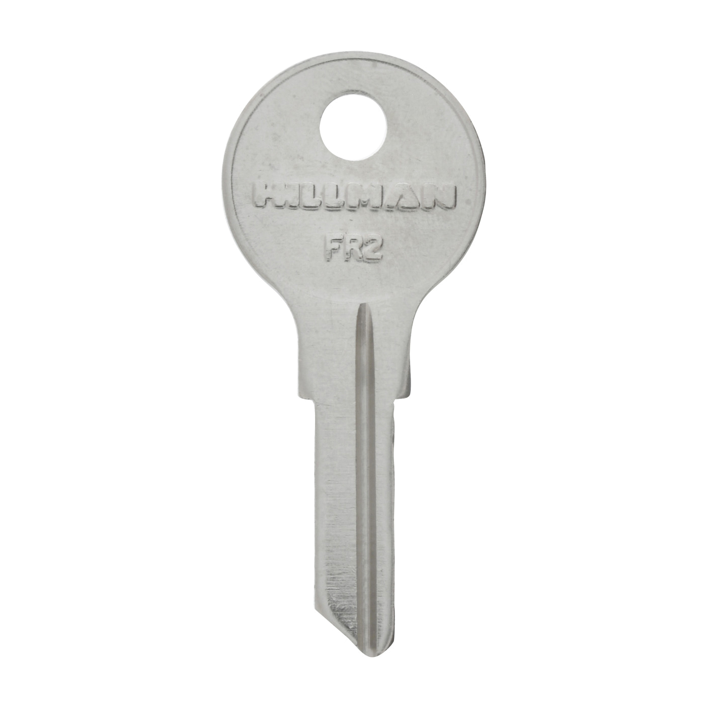 442070 Key Blank, Brass, Nickel-Plated, For: Fort Locks