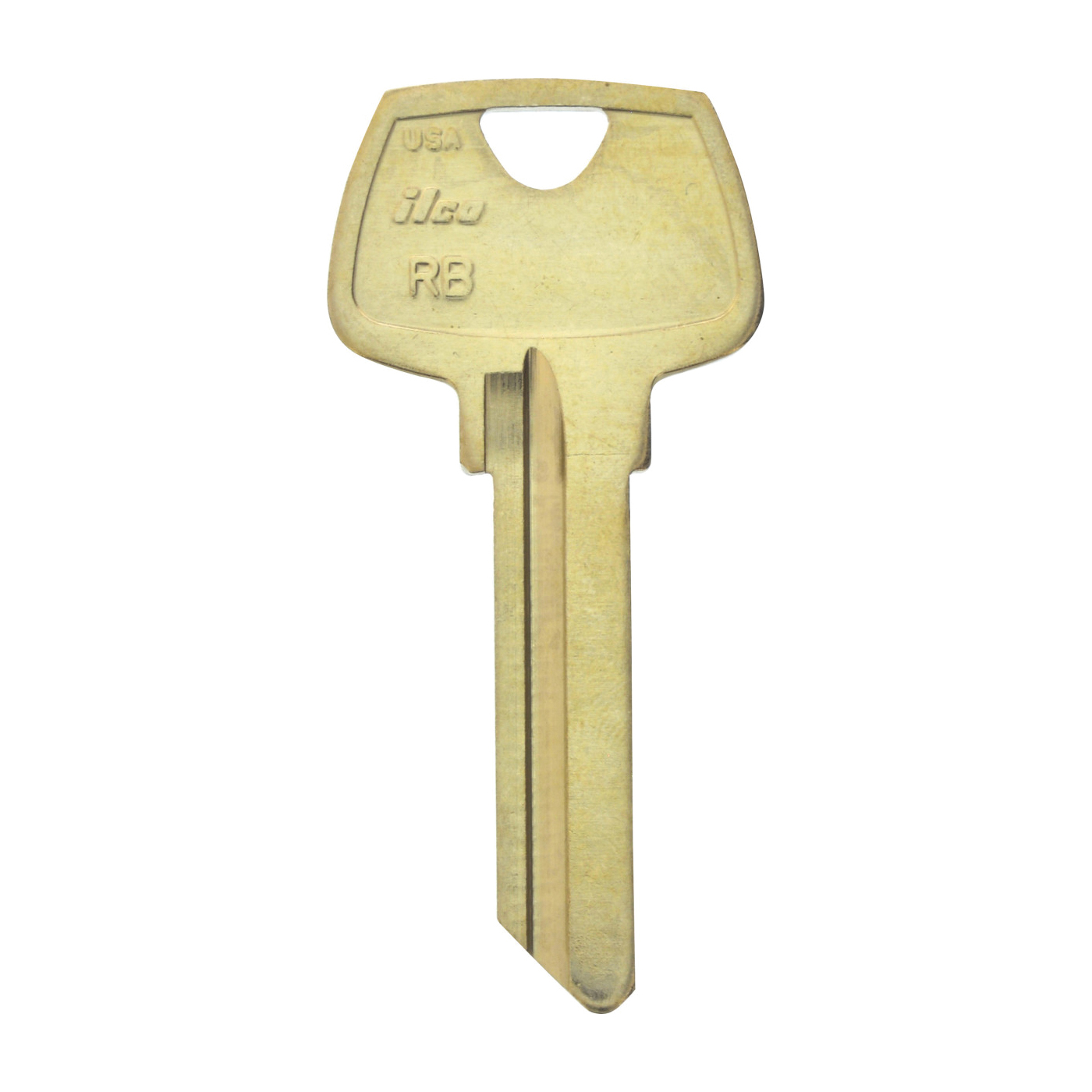 442281 Key Blank, Brass, Nickel-Plated, For: Sargent Locks