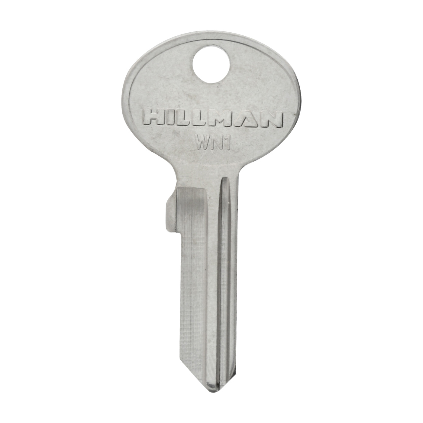 Hillman 442680 Key Blank, Brass, Nickel-Plated
