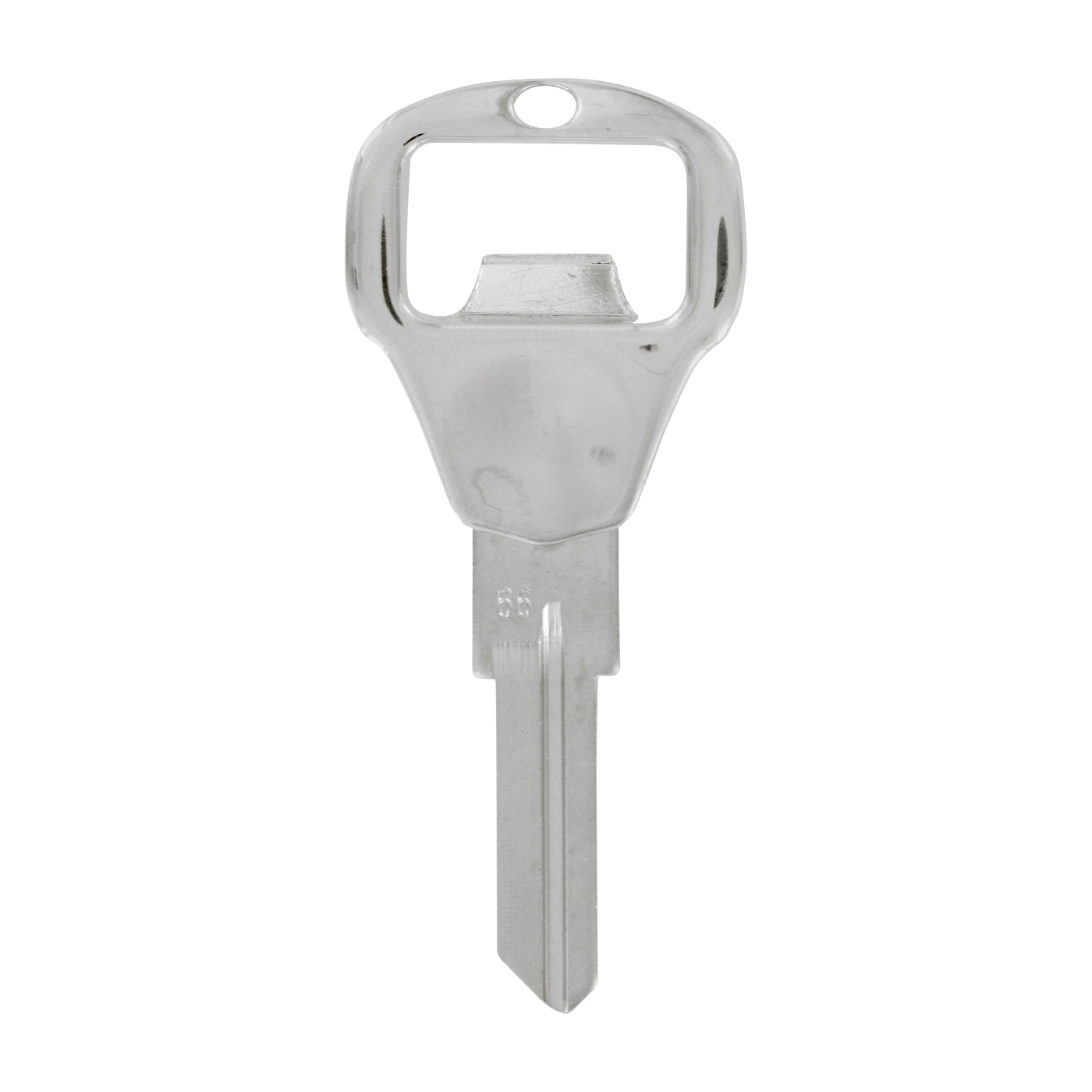 Hillman 87062 Bottle Opener Key, Metal, Chrome-Plated, For: Kwikset Brand Locks