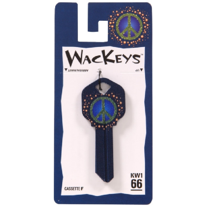 Key Blank, Hillman, Kwikset, WacKey Peace, KW1/66 - 2