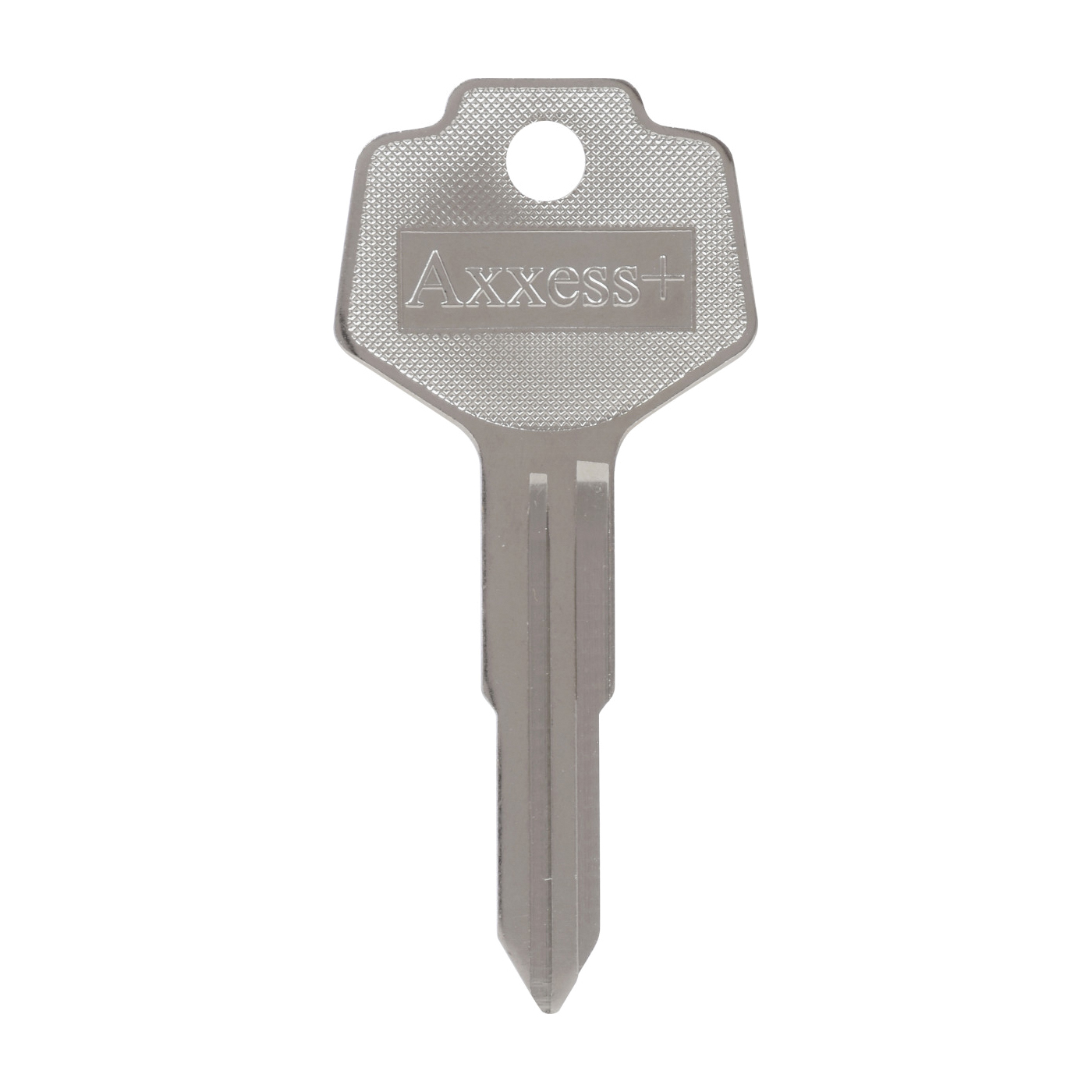 88028 Key Blank, Brass, Nickel-Plated, For: Nissan, Subaru, Import Vehicles