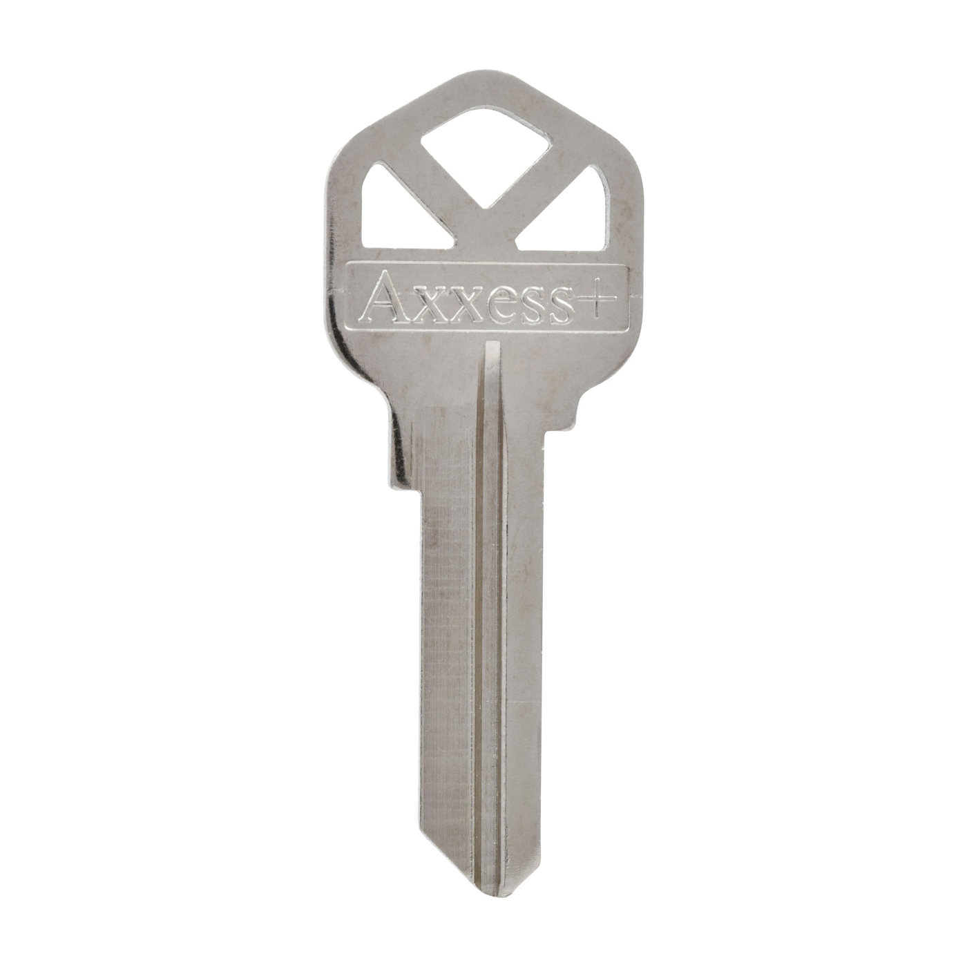 88083 Key Blank, Brass, Nickel-Plated, For: Titan Locks