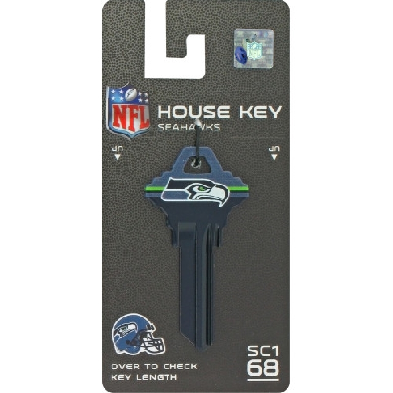 Key Blank, Hillman, Schlage, NFL Seattle Seahawks, SC1/68 - 2