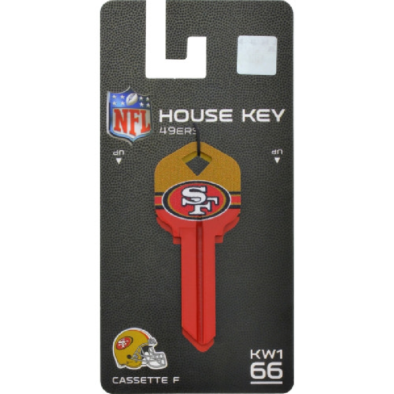 Key Blank, Hillman, Kwikset, NFL San Francisco 49ers, KW1/66 - 2