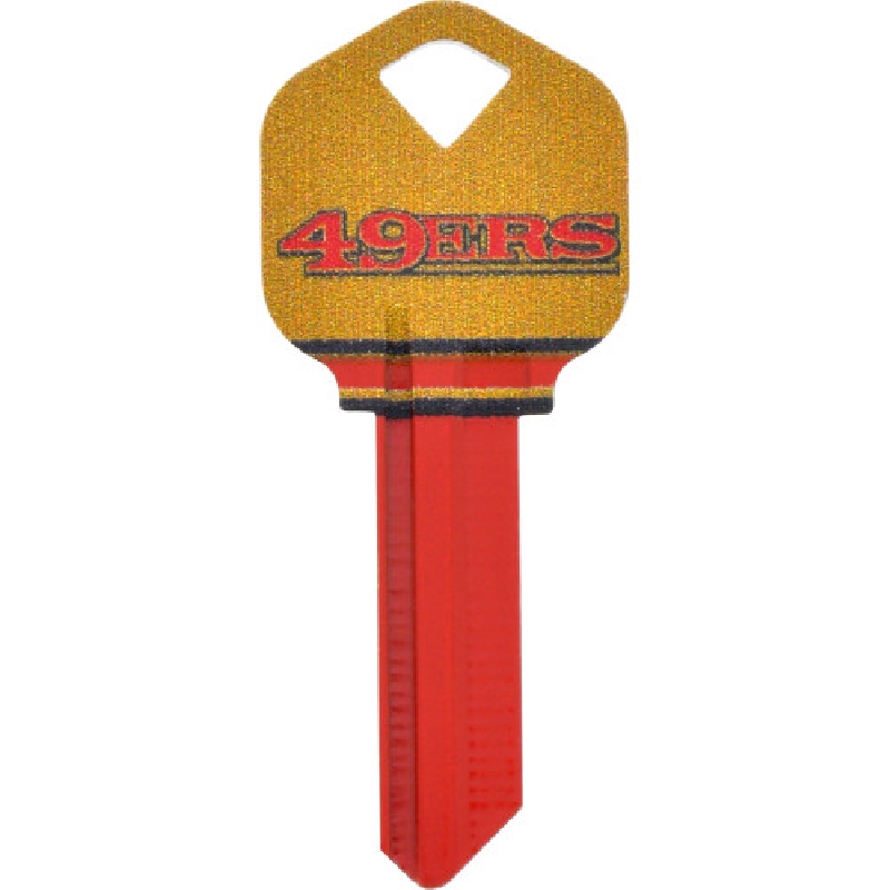 Key Blank, Hillman, Kwikset, NFL San Francisco 49ers, KW1/66 - 5