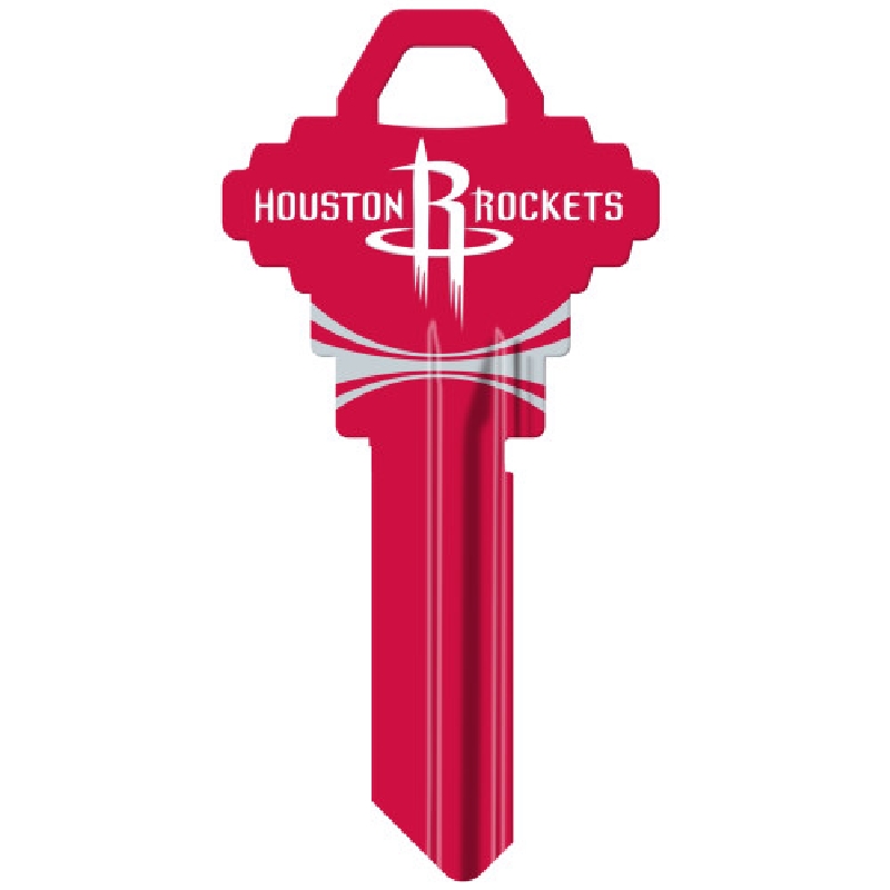 Hillman Houston Rockets 94105 Key Blank, Brass, For: Schlage Locks