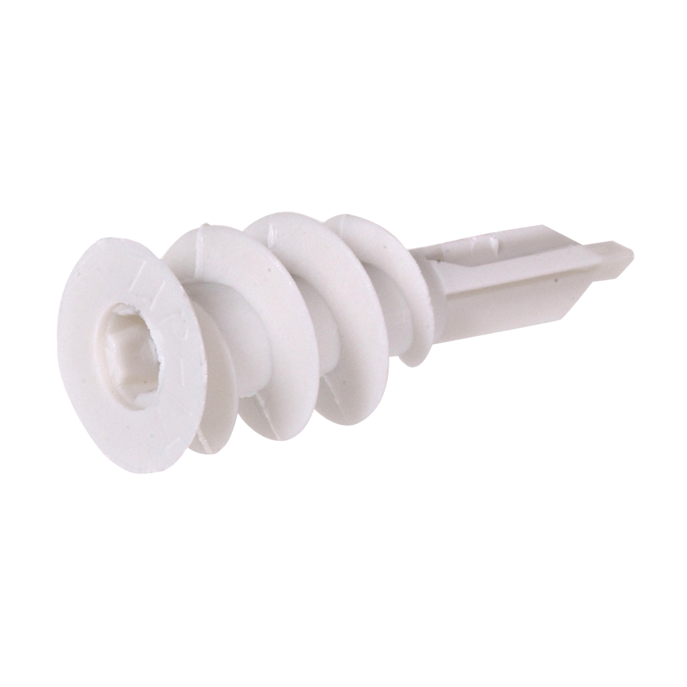 376230 Hollow Wall Anchor, Plastic, 50 lb