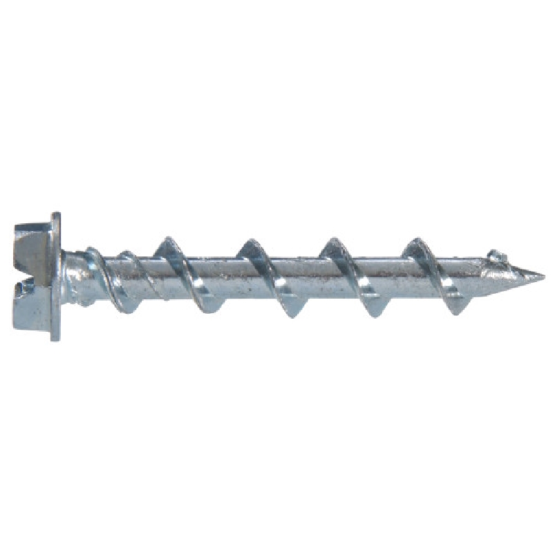 Hillman Walldog 376248 Electrical Anchor Screw, 1-1/2 in L, Steel, Zinc-Plated, 175 lb