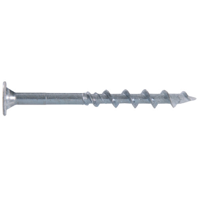 Hillman Walldog 376250 Cabinet Anchor Screw, 2-1/2 in L, Steel, 250 lb