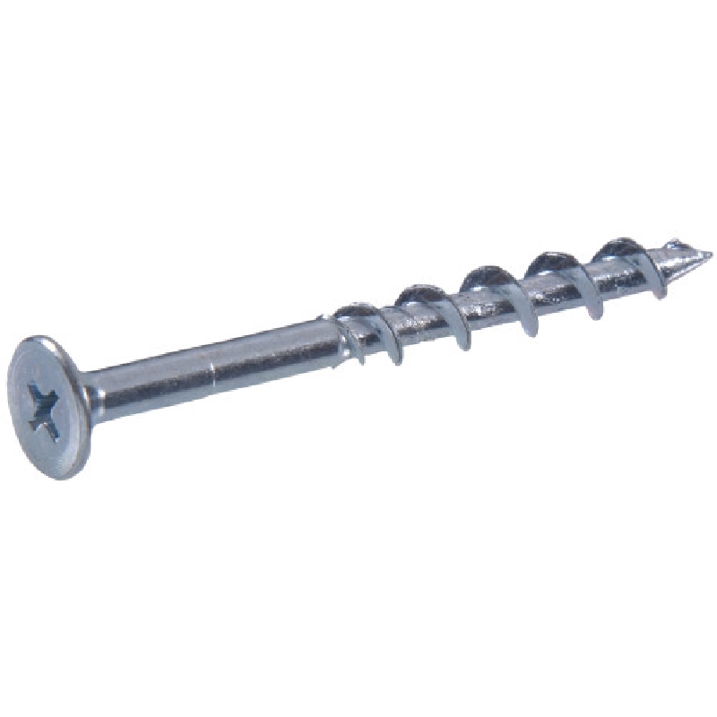 Hillman Walldog 376252 Cabinet Anchor Screw, 2-1/2 in L, Steel, Zinc-Plated, 250 lb